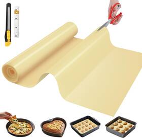 -c 313038716707 Silicone Baking Mat 24 In X 6 Ft Free Cutting Sheet Non-stick Reusable D