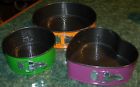 00368a Spring Set Of Colorful Baking Pans New In Original Box