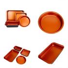 6749863 02722 Copper Bakeware Set Includes An Oblong Rectangular Pan 674986027223