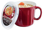 04407 Bradshaw International Soup Crock Red Ceramic 076753044073