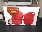 051153585814 Rachael Ray Rachel Stoneware New In Box Red