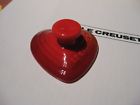 6308703 05682 Le Creuset Genuine Stoneware Heart Magnets Cerise Red 630870056823