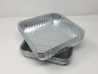 0666 Penny Plate Inc Square Disposable Aluminum Foil Baking Pan Pack