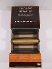 070687264101 Chicago Metallic Baked Taco Rack Non Stick New
