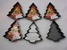 070896012203 Wilton Six Christmas Tree Mini Tart Quiche Pans