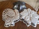 070896033123 Wilton Holiday Aluminium Cake Bundt Pan Mold Set