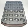 070896088079 Wilton Oneida Cup Mini Muffin Cupcake Nonstick Metal
