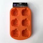 070896249395 Wilton Pumpkin Faces Silicone Mold Baking Halloween Holiday