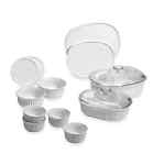 071160063426 Corningware White 14-piece Bakeware