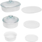071160087095 Corningware Free White Pieces Baking Dishes