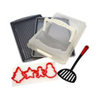 072867010581 Bakereze Holiday Cookie Pan Set