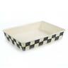 89409 08 40 Courtly Check Enamel Baking Pan