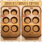085081162656 Gibson Home Cup Bronze Colored Steel Muffin Pans