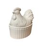 085081436375 Martha Stewart Sculpted Rooster Covered Oval Baker Stoneware 085081436375 Martha Stewart Sculpted Rooster Covered Oval Baker Stoneware