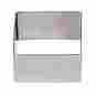 47425-05 1.125 Paderno World Cuisine X6 Square S Pastry Rings 2 3 8 L 2.375 X W H
