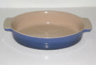 10.36 Le Creuset Oval Au Gratin Blue Baking France Lage