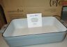 100593 Pampered Chef Inch Enameled Cast Iron Baking Dish Pan