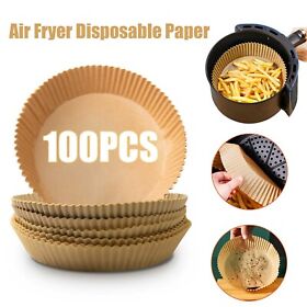 Hf9040386 100pcs Air Fryer Disposable Round Non-stick Parchment Paper Oil&water Proof Usa