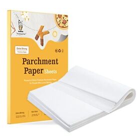100pcs Precut Non-stick Katbite 16x24 Inch Heavy Duty Parchment Paper Sheets 100pcs Precut Non-stick Katbite 16x24 Inch Heavy Duty Parchment Paper Sheets
