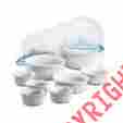 71160063426 1094026 Corningware Ceramic Bakeware Set 14 Pc Round White Baking Dishes Ramekins Plastic Glass Lids