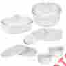 375-1112592 1112592 Corningware 10 Pc Stoneware Bakeware Set French White