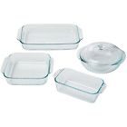 1121668 Piece Sculpted Bakeware Set Clear 071160095205