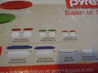 118236 Pyrex Bake Store Piece Glass Bakeware Set Storage 071160088955