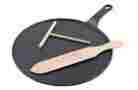 11829001 Chasseur Crepe Pan Griddle With Wooden Tools 30cm Matt Black 721865241888