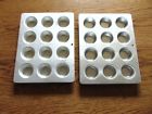 12-hole Wilton Lot Of Aluminum Mini Muffin Tart Cupcake Baking Pans