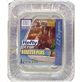 00z14816 12 Pack Ez Foil Roaster Pan Set 11.75 X 9.25 2.5-in 2-pk.