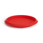 1211329r01m033 Lekue Silicone Perforated Quiche Pan Red 8420460007562