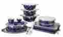 K41206 129.75 Temp-tations Floral Lace 18-pc Bake And Serve Set Retails For
