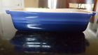 13-43 Le Creuset Blue Baking Dish Stoneware Rectangle