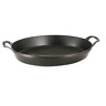 13003725 Staub Cast Iron Oval Baking Dish Matte Black 696592211834