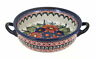 1454-art149 Zaklady Blue Rose Polish Pottery Floral Butterfly Small 680243831298