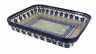 149-du24 Vena Blue Rose Polish Pottery Aztec Flower Medium 724235713565