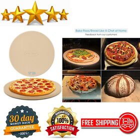 32452342 16 Inches Round Pizza Baking Stone Heavy Duty Cordierite For Oven