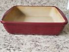 160108 Pampered Chef Family Heritage Square Stoneware Baker Seasoned