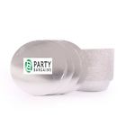 1906 Party Bargains Aluminum Round Foil Pans Disposable Pan Containers Board