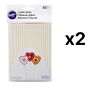 1912-1929 Wilton Cookie Sticks Sturdy Paper Mega Pack Count 070896129291