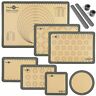 192242707943 Thleite Non Stick Silicone Baking Mat Set Of