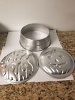 502-259 1975 1989 Wilton Cake Pan Round Happy Birthday Pumpkin Insert