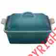 2.5-qt Pampered Chef Stoneware Square Casserole Dish Baking Covered Baker 717109778340