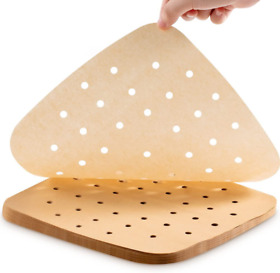 200pcs Air Fryer Parchment Paper 9 Inch Square Liner Filter Fo 200pcs Air Fryer Parchment Paper 9 Inch Square Liner Filter Fo