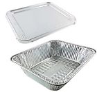 2014-50-100 Handi-foil Of America Half-size Extra-deep Trufit Aluminum Foil Steam Table Pan W Lid Comb
