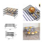 201801061444 Yamde Stackable Cooling Rack Baking Chef Quality Inch Oven