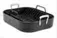 2100072915 All-clad All Clad B3 Hard Anodized Nonstick 16 X 13 Roti Roaster Pan With Rack New 011644898137