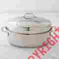 2100089398 Roaster All-clad All Clad 10 Qt Covered Oval With Rack Stainless Steel New In Box 011644904289