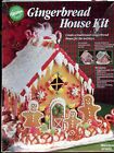 2104-1525 Wilton Gingerbread House Kit With Cookie Cutters Recipes New
