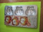 2105-2550 Wilton Mini Garfield Faces Cake Pan Makes Cakes